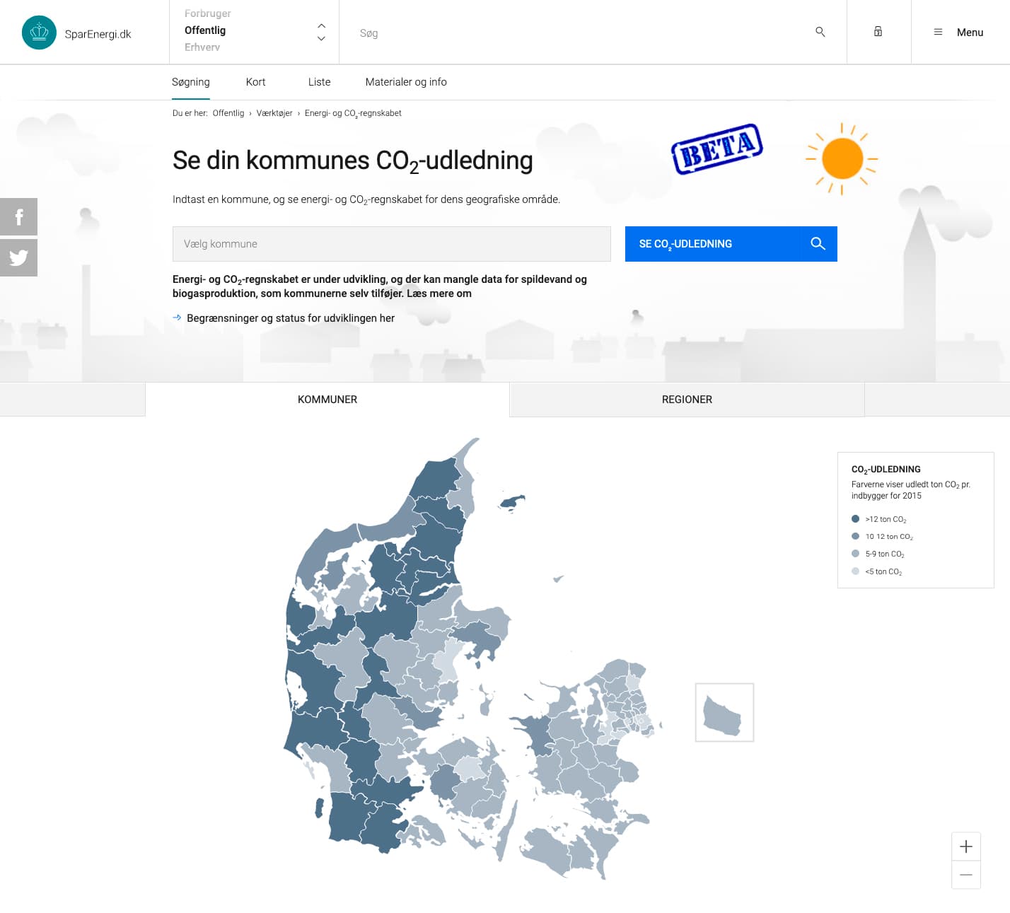 Energi- og CO2-regnskabet tilbyder komplette klimaregnskaber til kommuner
